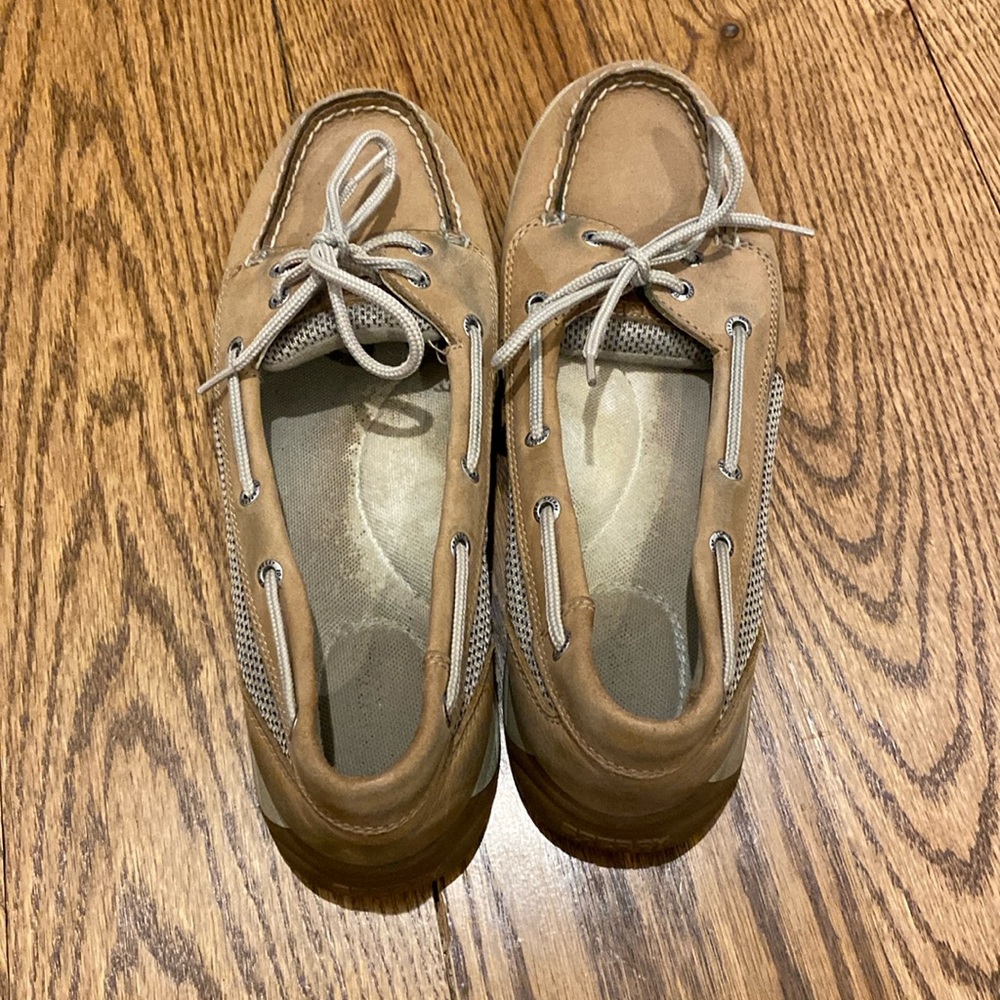 Sperry boat shoes Tan Leather Size 10